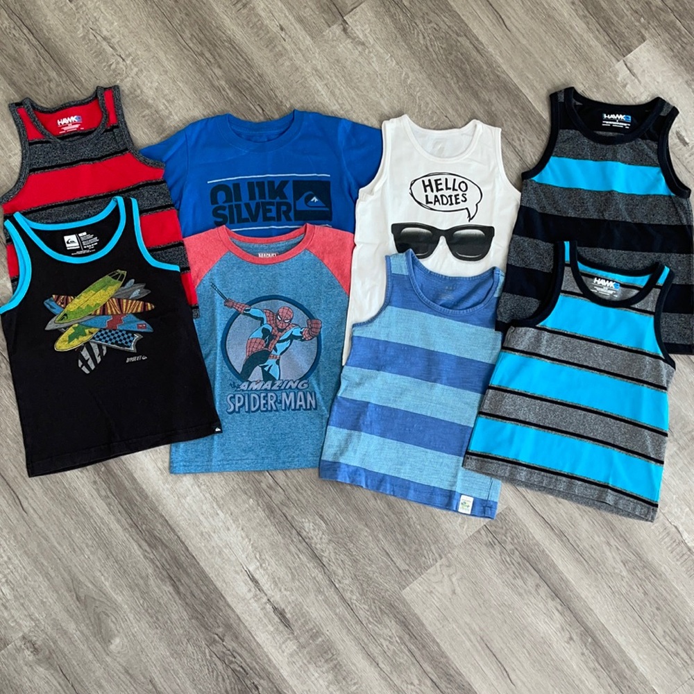 *Bunlde Boys tanks and T-shirts